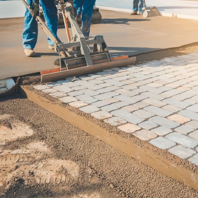 fundament pod kostkę brukową