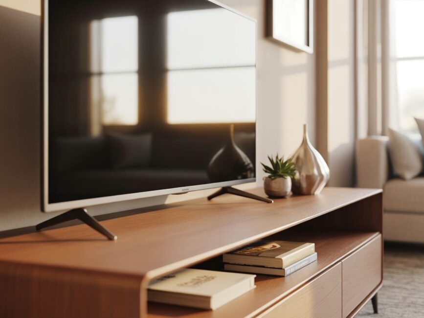 Aranżacja komody pod telewizor