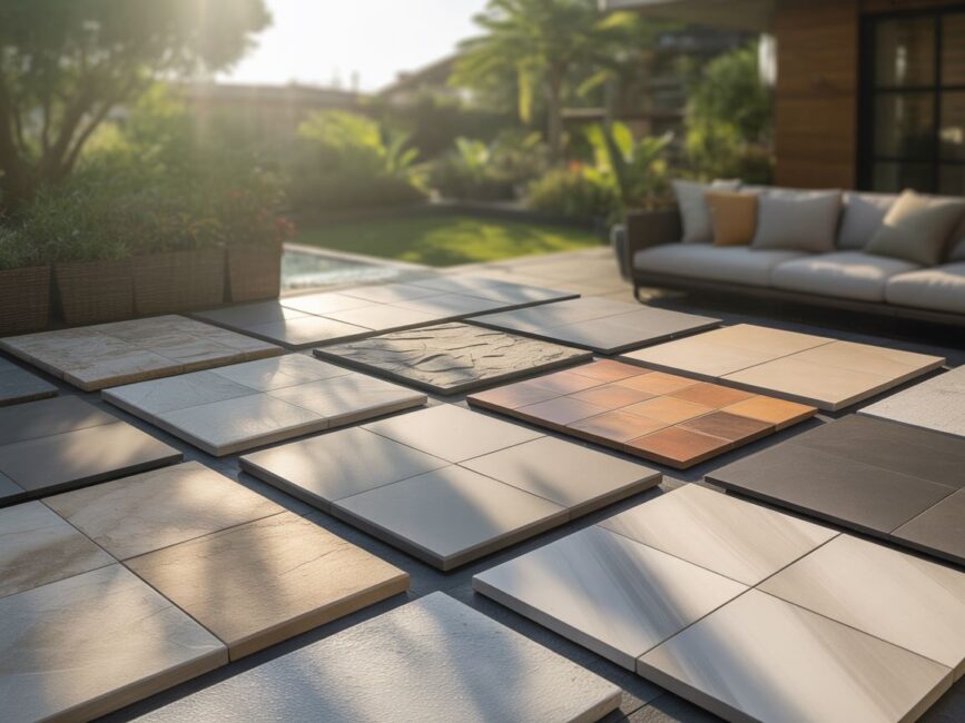 Aranżacja tarasu z płytkami