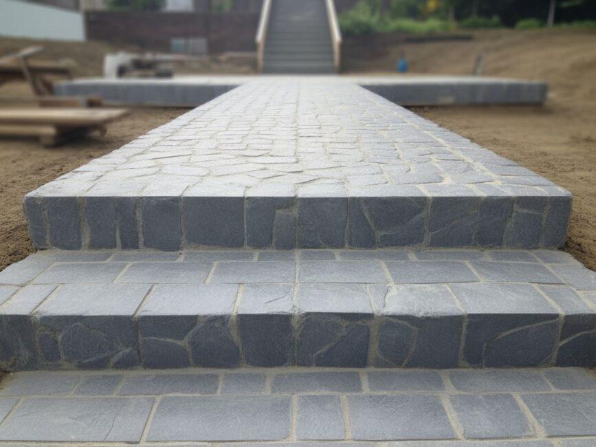 Betonowa baza schodowa