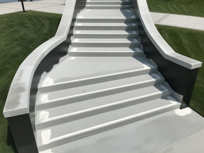 Budowa schodów z betonu