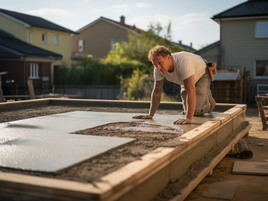 Budowa tarasu betonowego