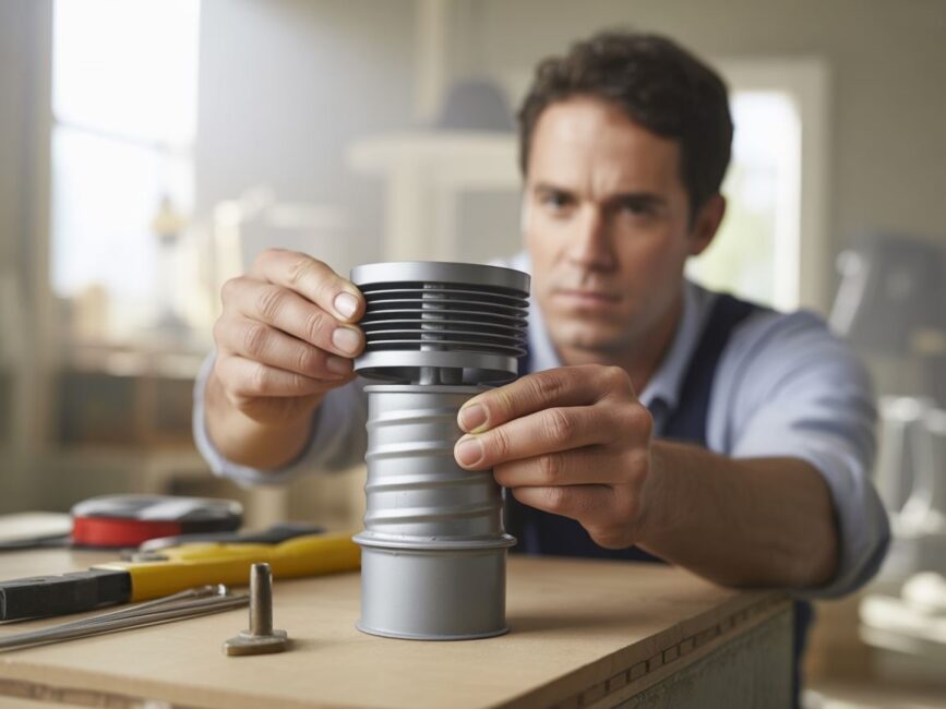 Czerpnia powietrza kominka