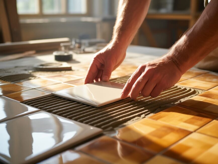 DIY kładzenie płytek