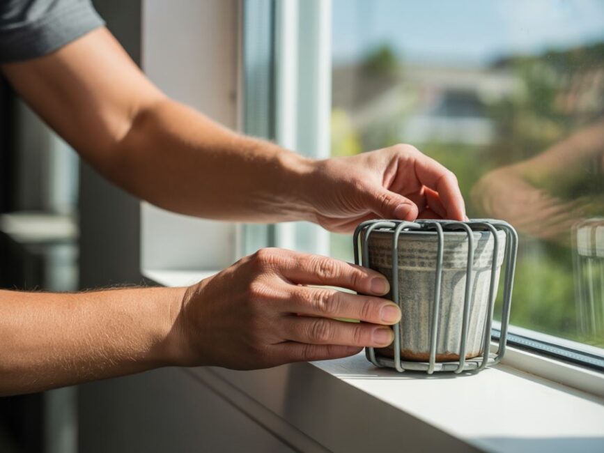 Doniczka na parapecie