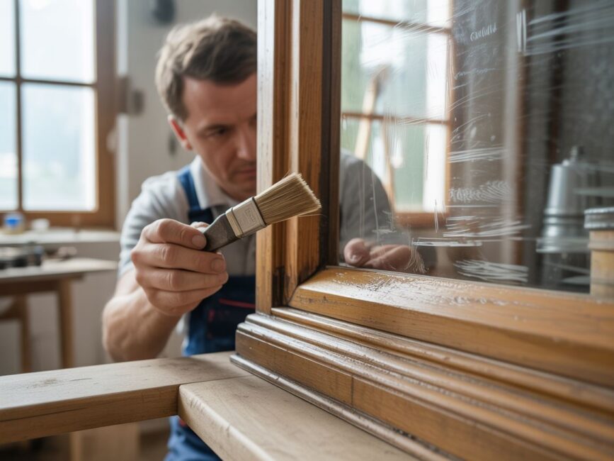 Drewniane okno renowacja Warszawa