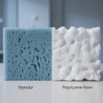 Dwa rodzaje styropianu