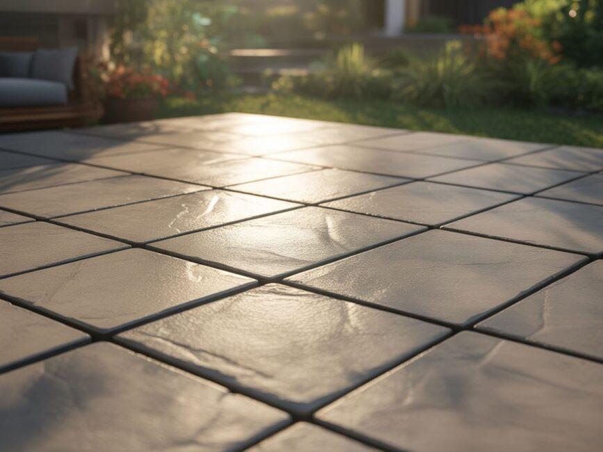 Dystansowe płyty tarasowe