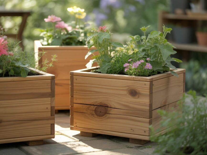 Estetyczny pojemnik na rośliny