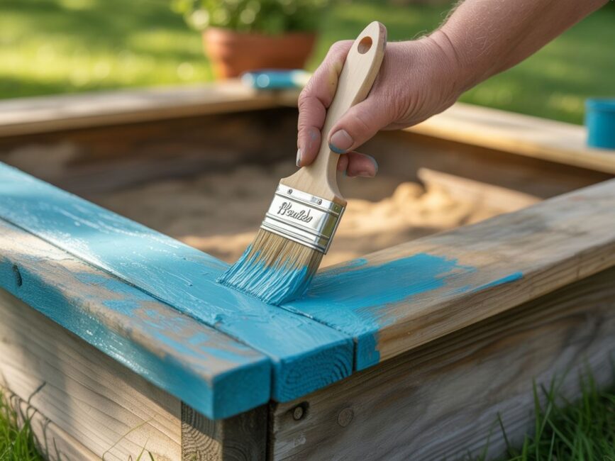 Farba do piaskownicy