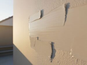 Gładź na farbie akrylowej