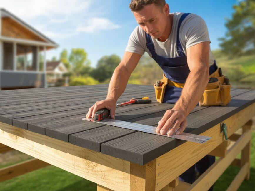 Gotowy taras z deski kompozytowej