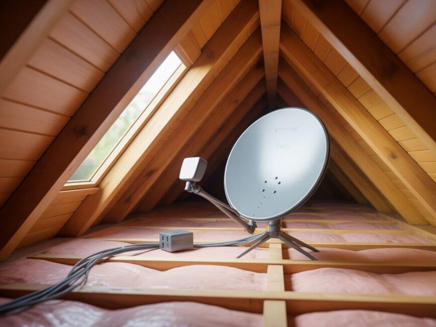 Instalacja TV na poddaszu