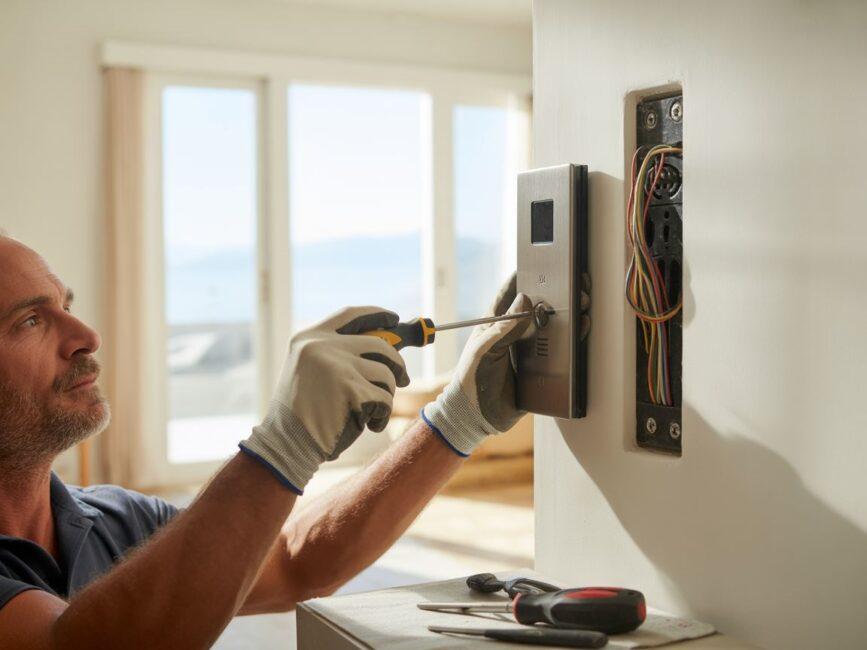 Interkom dom jednorodzinny