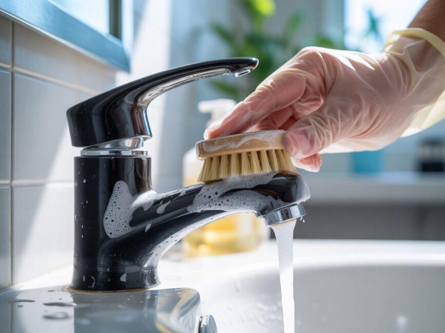 Kamień na czarnej baterii