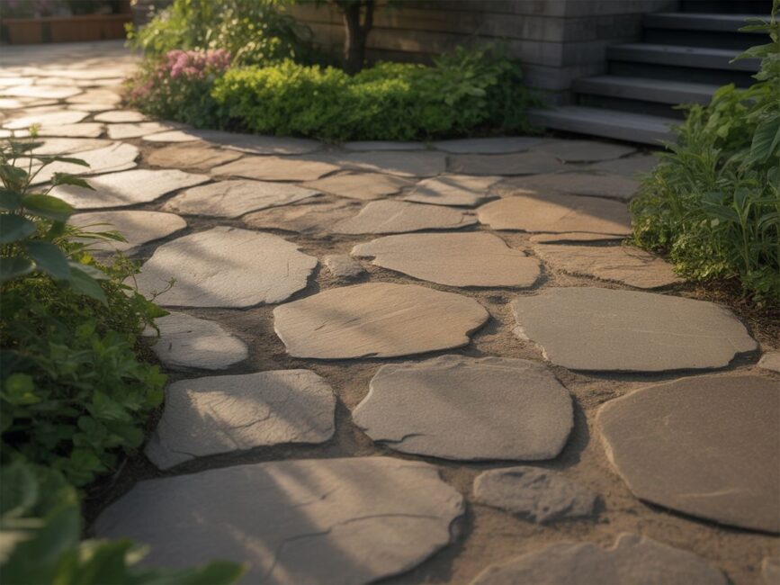 Kamienna nawierzchnia ogrodu