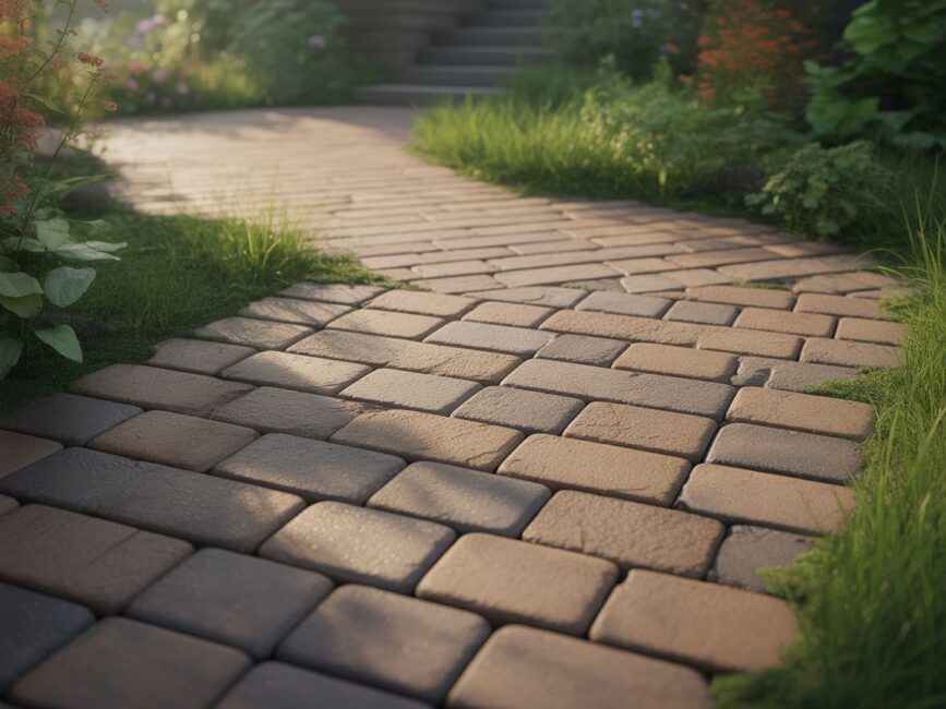 Kostka brukowa ścieżka