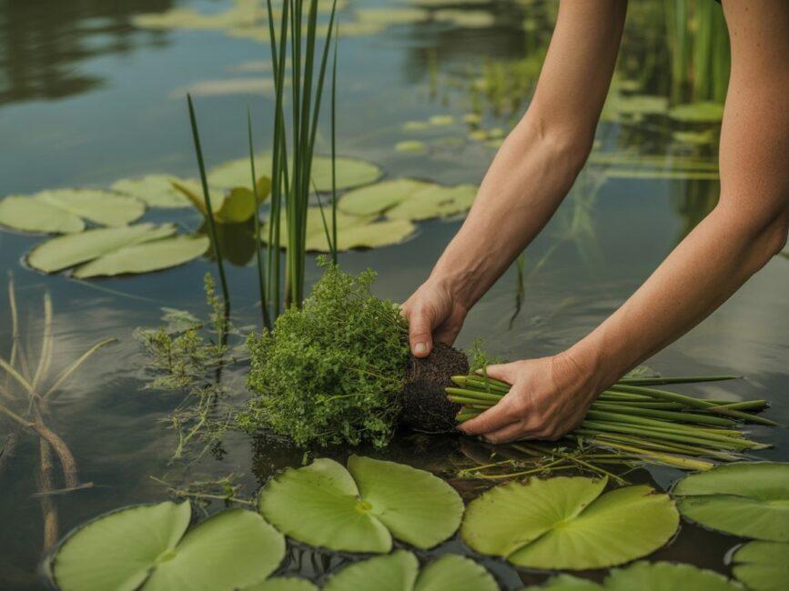 Lilia wodna kwitnąca