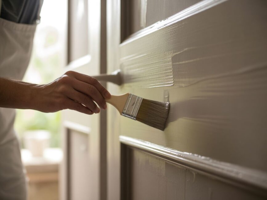 Malowanie drzwi łazienkowych