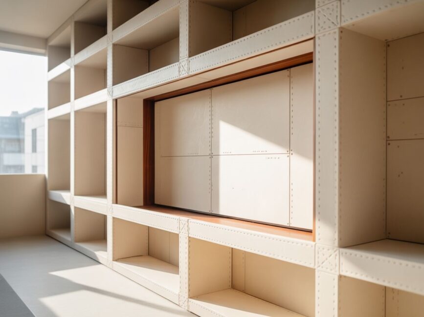 Minimalistyczna przestrzeń RTV