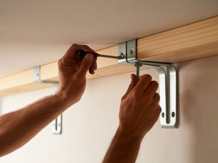 Mocowanie belki drewnianej