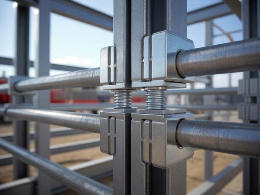 Montaż elementów budowy