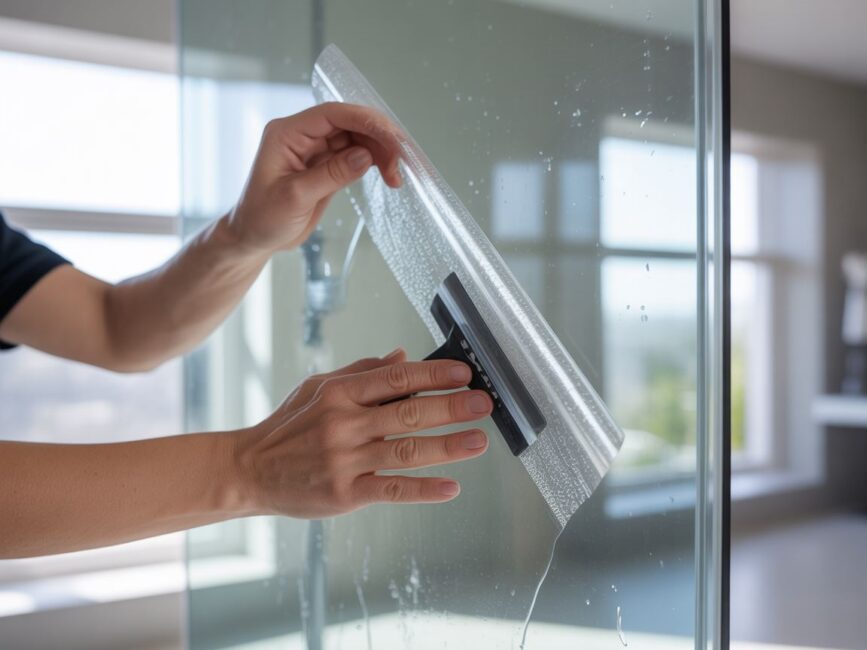 Montaż folii ochronnej