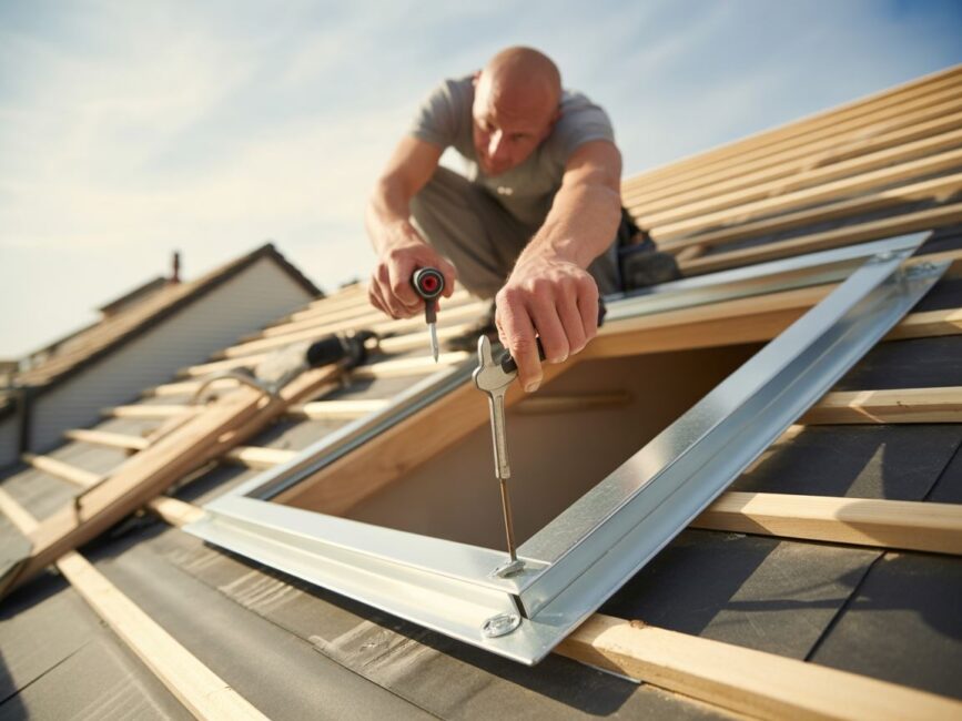 Montaż włazu strychowego