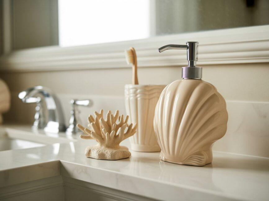 Morskie dekoracje łazienkowe