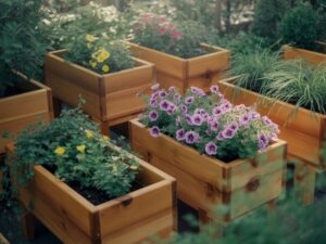 Naturalna drewniana skrzynka