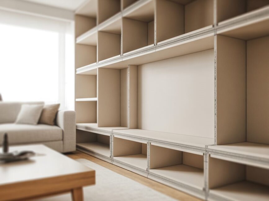 Nowoczesna ściana RTV