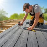 Nowoczesny taras drewnopodobny