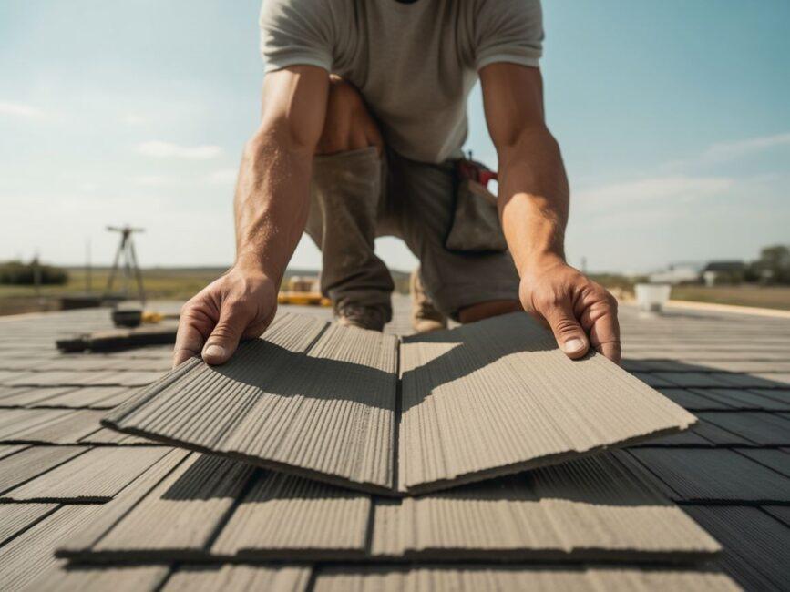 Ondulina dachowa faktura