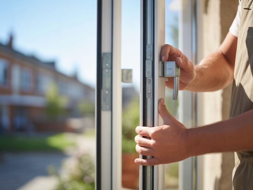 Otwieranie okna z zewnątrz