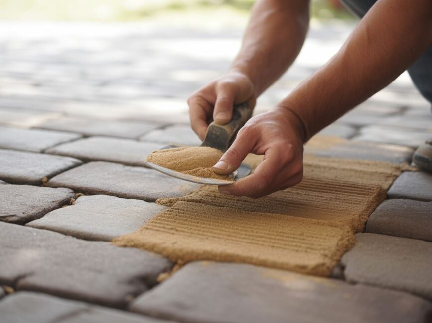 Piasek w szczelinach