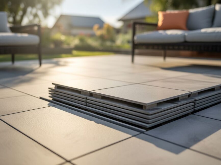 Płyty tarasowe na dystansach