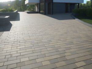 Podjazd z kostki brukowej