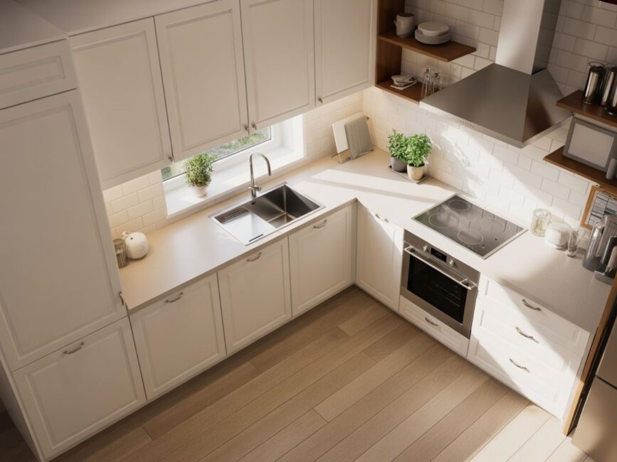 Przykładowa kuchnia 7m2