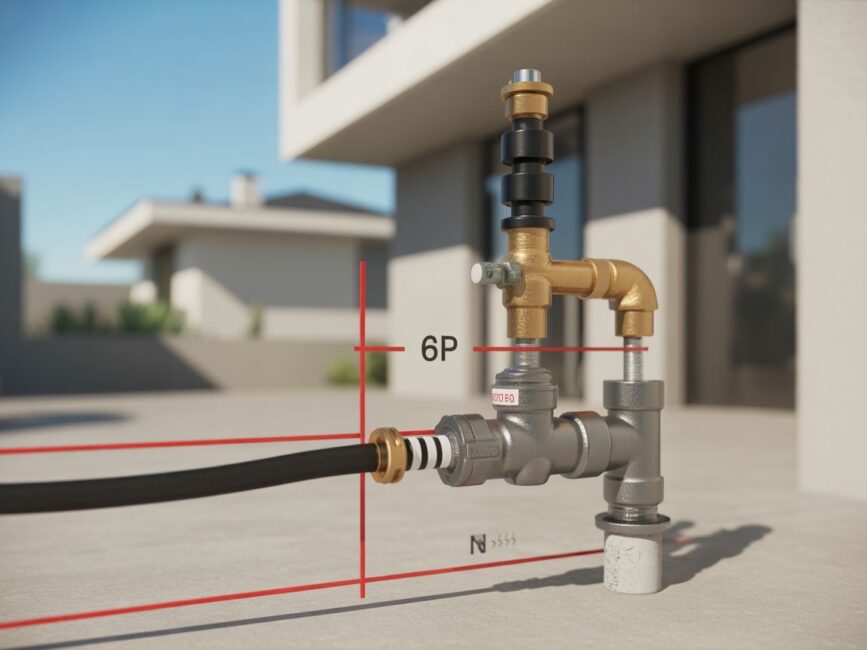 Przyłącze gazowe i elektryczne