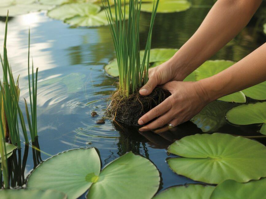 Sadzenie roślin wodnych
