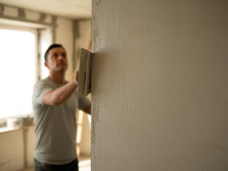 Ślady wilgoci na ścianie