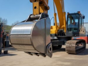 Smarowany sworzeń koparki