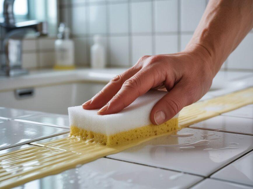 Świeży biały silikon