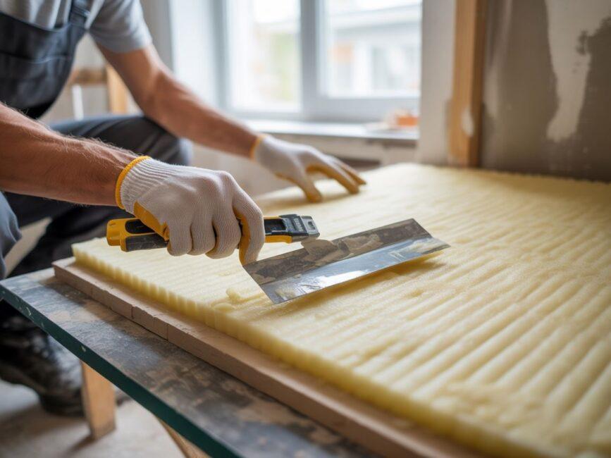 Szpachlowanie pianki