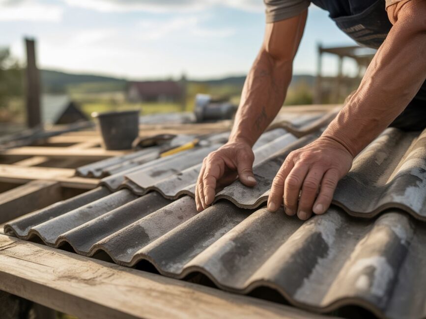 Tekstura materiału falistego