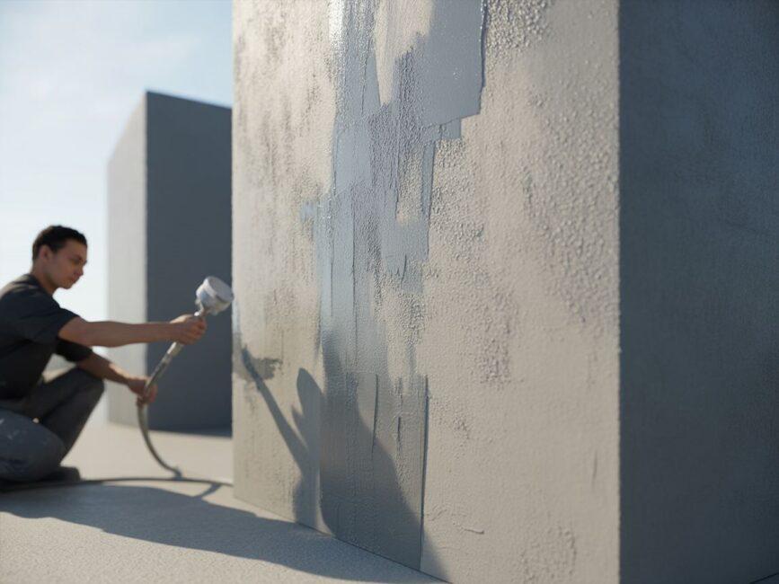 Tekstury malowanego betonu