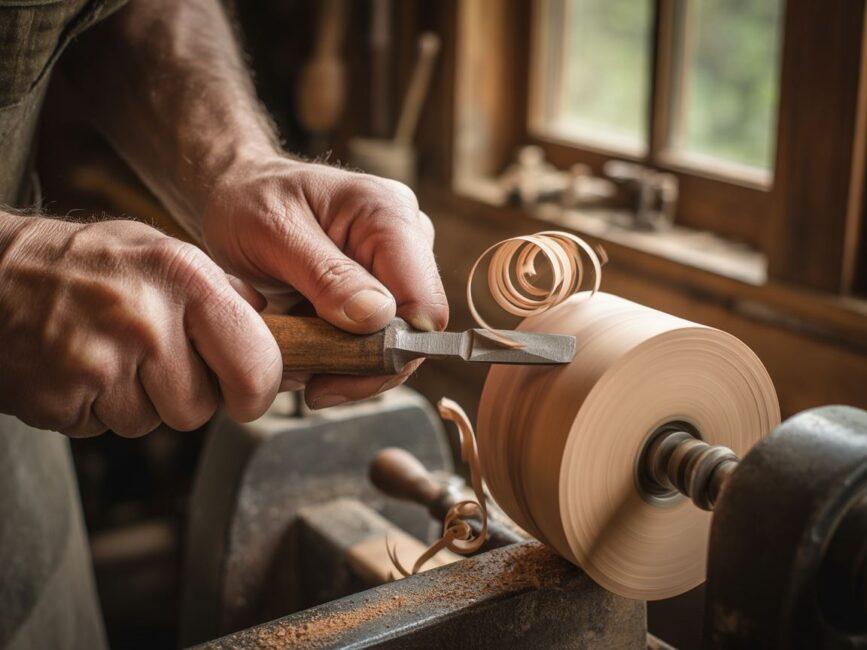 Tworzenie z drewna na tokarskim