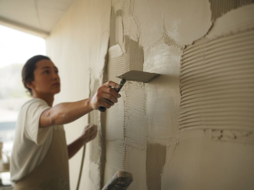 Tynk mozaikowy nakładanie