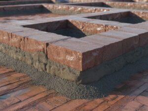 Warstwy kruszywa i piasku