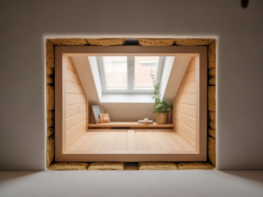 Właz strychowy wykończenie